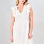 robe-agathe-deeluxe-blanc-gaze de coton-romantique