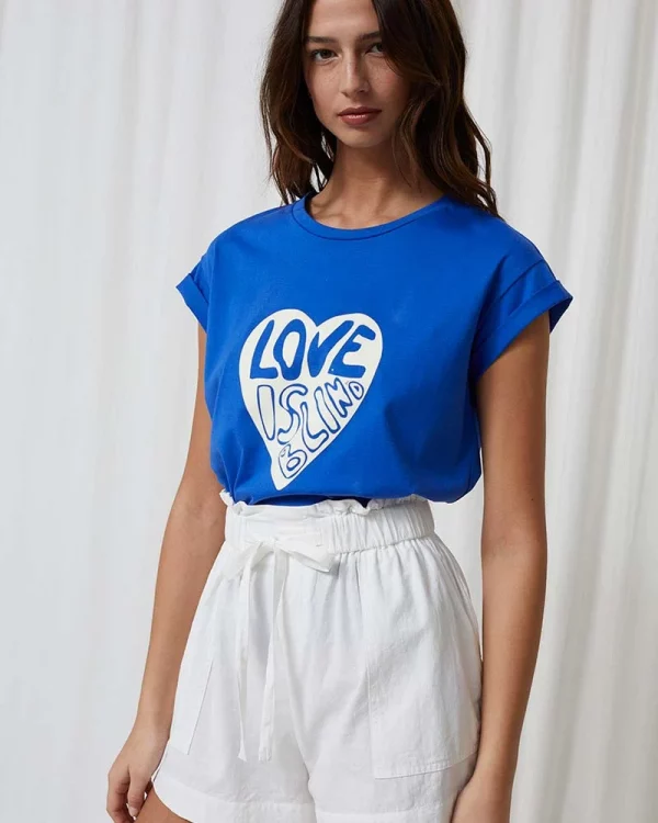 teeshirt-ever-bleu-grace et mila - coton