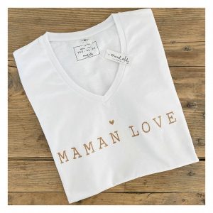 tee-shirt-blanc-maman-love marcel et lily