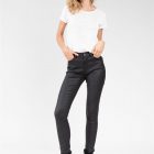pantalon-lyzie-deeluxe-noir-black-enduit-simili-cuir-skinny-élasthanne-viscose-poches-zip-bouton-slim