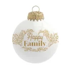 Boule de Noël personnalisée Happy Family