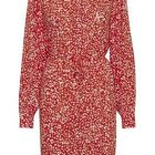 robe-cariolina-poppy red-ample-col rond-viscose