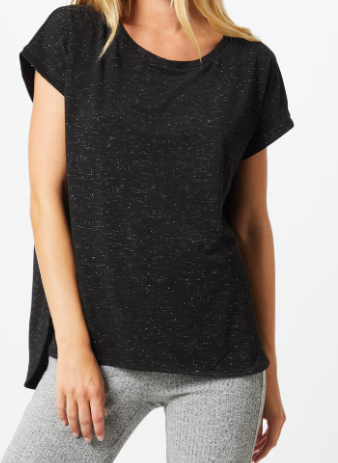 t-shirt-ss6-black-rebel-ichi-lurex-confortable-tendance-col-rond-manches-courtes-metalic-elasthanne