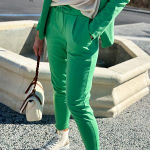 pantalon-kate-ichi-greenbriar-20204757-élastiquée-poches-pince-longueur-cheville-polyester-viscose-élasthanne