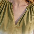 la petite etoile - NICOLIRA-VERT-blouse-coton