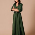 robe longue laura vert grace et mila