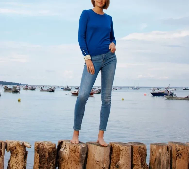 Jeans Maude - Stone Jeans coupe skinny LA PETITE ETOILE