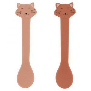 2 couverts en silicone trixie mrs chat