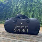 MARCEL ET LILY sac-polochon-j-peux-pas-j-ai-sport-coloris-noir