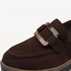 Slipper en cuir - marron tamaris mocassin