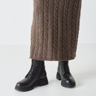 botte noir tamaris cuir 25253