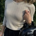 Pull maille doré PIECES salima