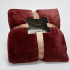 plaid luxe 130x170 bordeaux Marque : AMADEUS