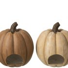 Chandelier Citrouille Halloween Argile Caramel Assortiment de2 (59750)