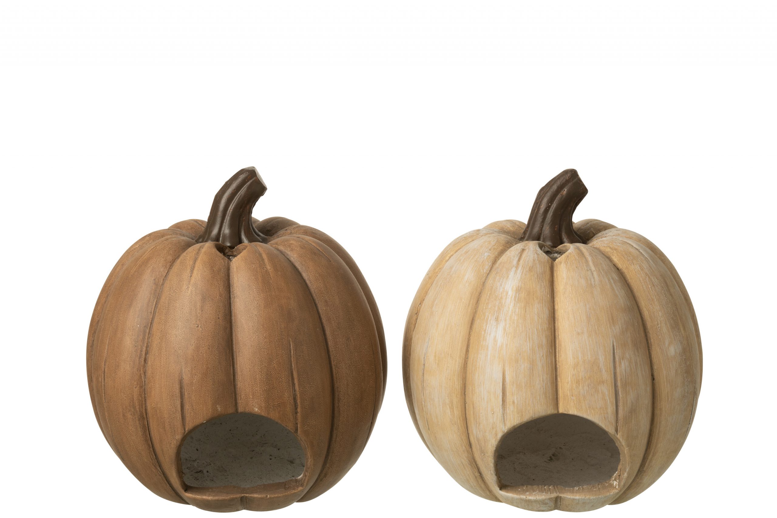 Chandelier Citrouille Halloween Argile Caramel Assortiment de2 (59750)