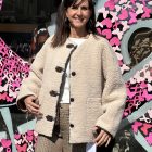 MANTEAU ECRU SIMON Manteau oversize en faux shearling GRACE ET MILA