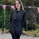 Veste noir pcjolly sans manche pieces