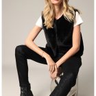 Gilet FUZZY Gilet sans manches ultra doux imitation fourrure deeluxe