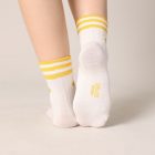 Chaussettes ELIA Lot de 3 paires de chaussettes rayées avec motif cœur