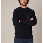 Pull TONNY homme marine deeluxe