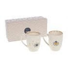 Coffret de 2 mugs en New Bone China poesie amadeus