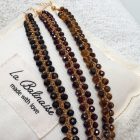 bracelet CÉLINE OBSIDIENNE GOLD la balinaise