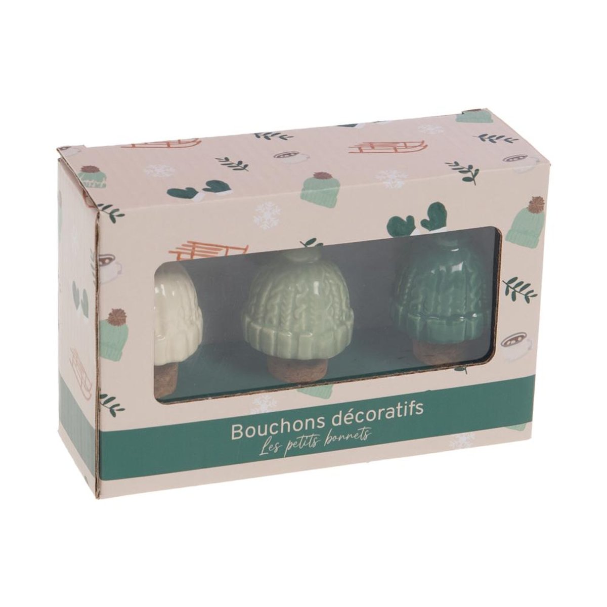 Coffret de 3 bouchons montagne - AMADEUS