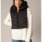 Capuche amovible HOODIE Col capuche zippé amovible noir deeluxe