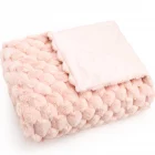 Plaid Diana Rose - nid d'abeilles - 130x170cm amadeus