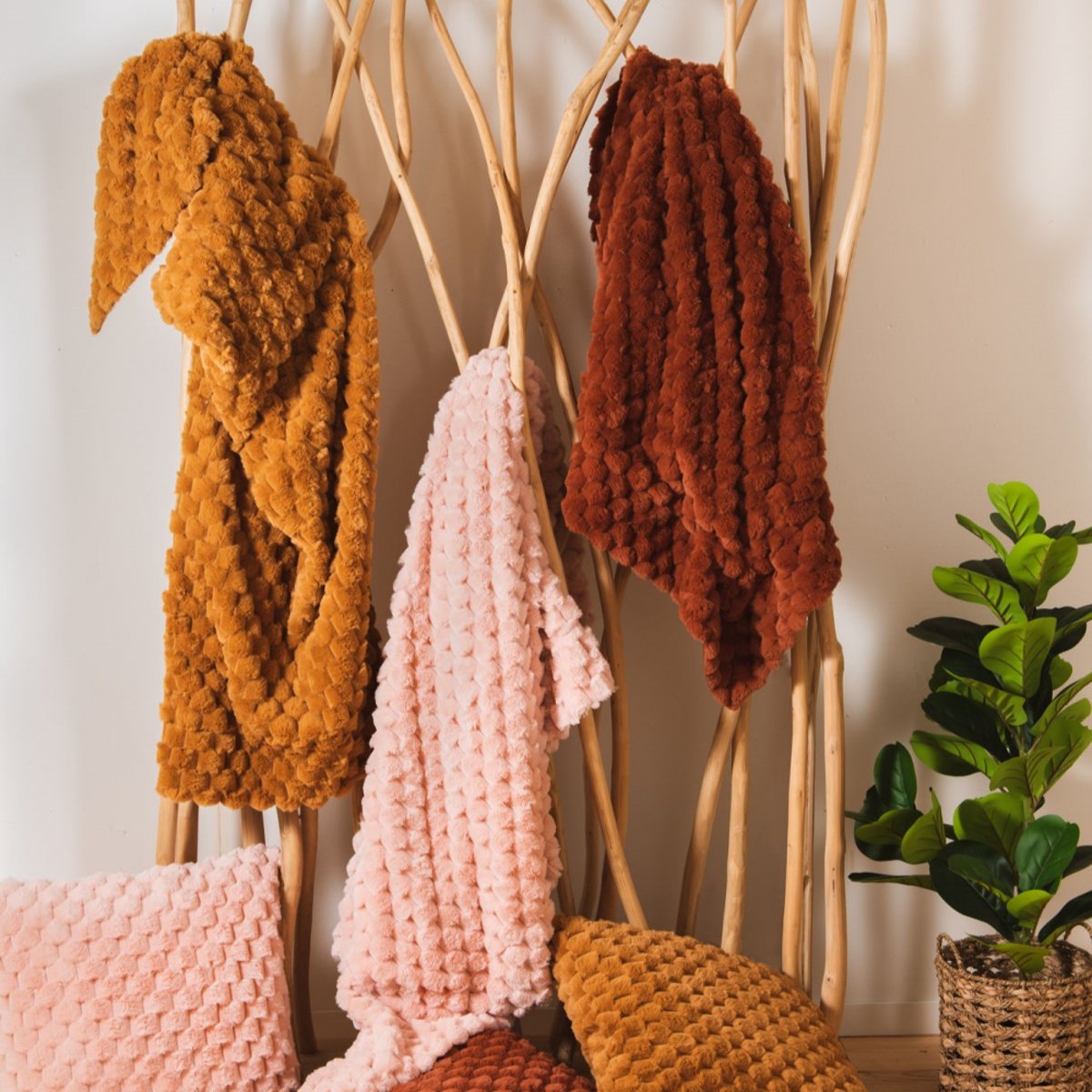 Plaid diana rose130x170 amadeus