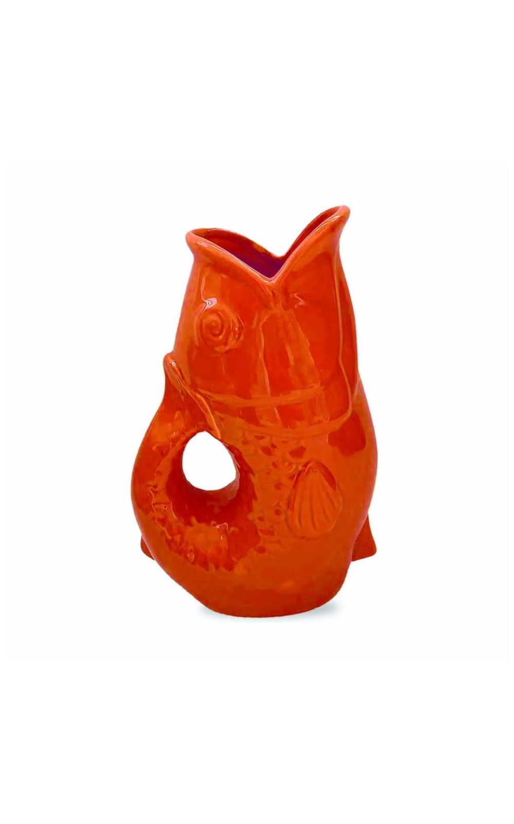 vase-poisson-en-ceramique-gm orange opjet