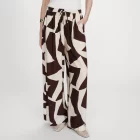 Pantalon large imprimé chocolat Veni grace et mila