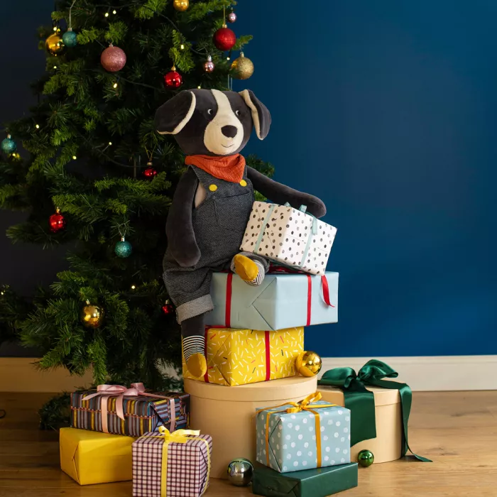 peluche_geante_puce_moulin_roty Peluche Chien Puce géant Puce & Pilou - Moulin Roty Référence 684002