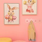 Tableau Sporty Rabbit lapin Acrylique Multi ref 62535 jline jolipa