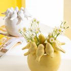 Vase Oiseaux Grès Grège Small (63271) jline jolipa