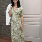 Robe SAVIA Robe longue femme imprimé végétal deeluxe