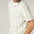 Chemise CURRIES Chemise homme à manches courtes rayée en coton DEELUXE