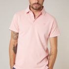 Polo VELVORN Polo homme en matière piquée rose deeluxe