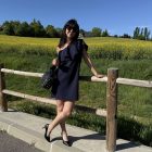 Robe courte trapèze Rimel marine La Petite Étoile