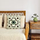Coussin Influence fleur 40x40cm (1) opjet