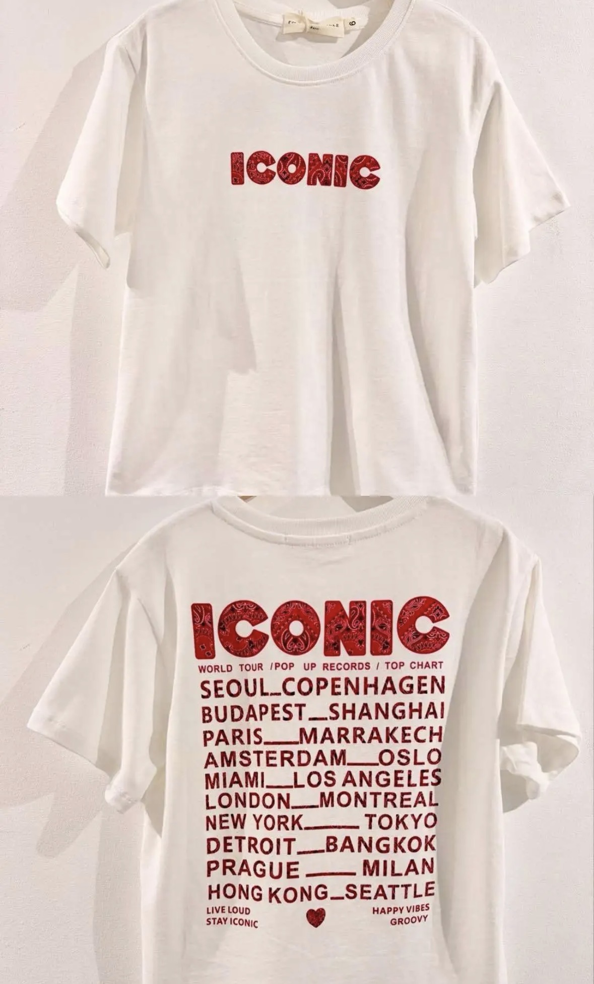 T-shirt ICONIC motif bandana