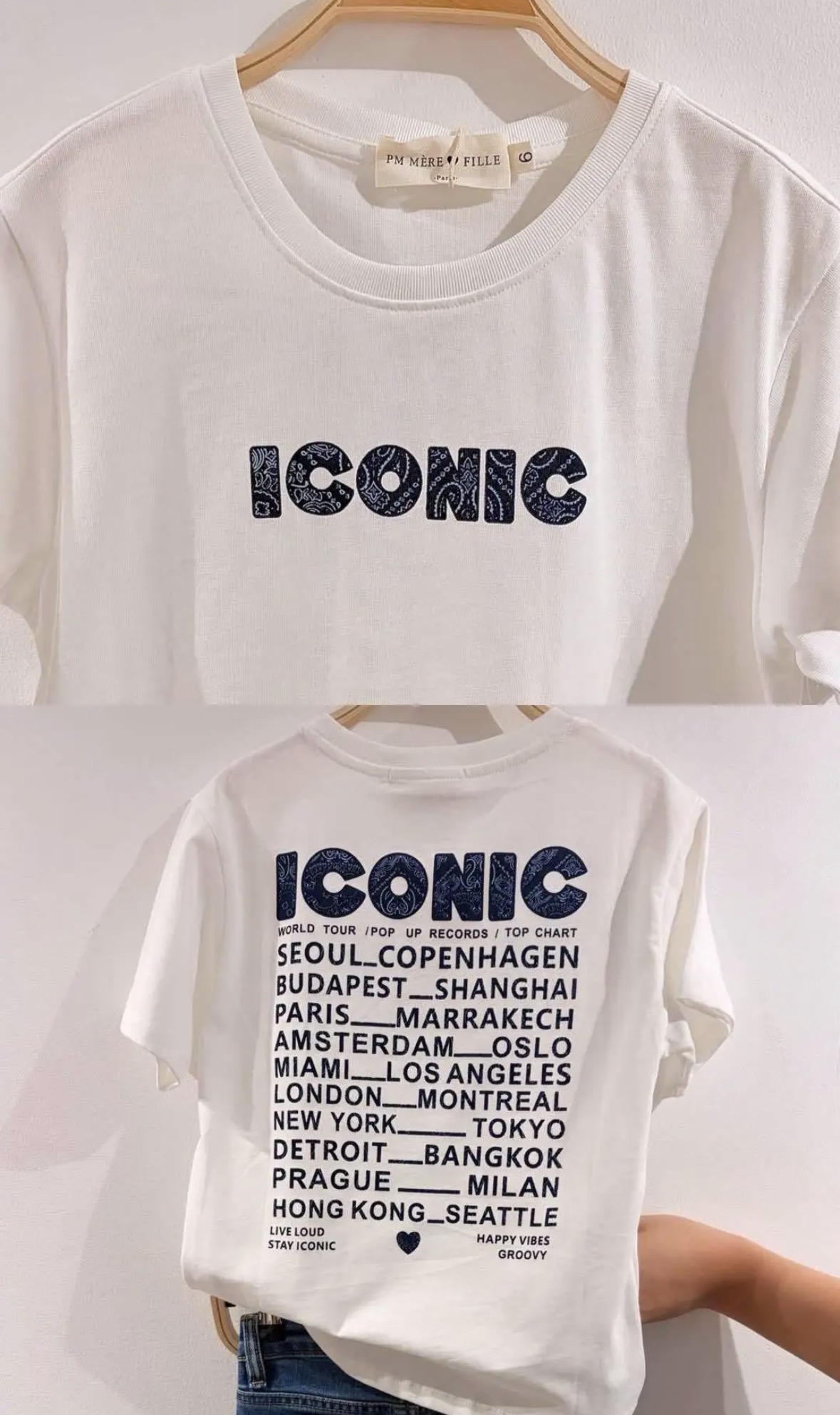 T-shirt ICONIC motif bandana