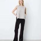 Pull sans manches en maille à nouer grege Argan grace et mila