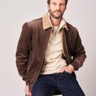 Blouson CREWEL Blouson homme en 100% coton velours côtelé deeluxe