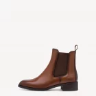 bottine chelsea cognac cuir tamaris