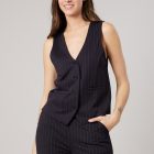 Gilet CAMBERLY Gilet sans manches femme marine deeluxe