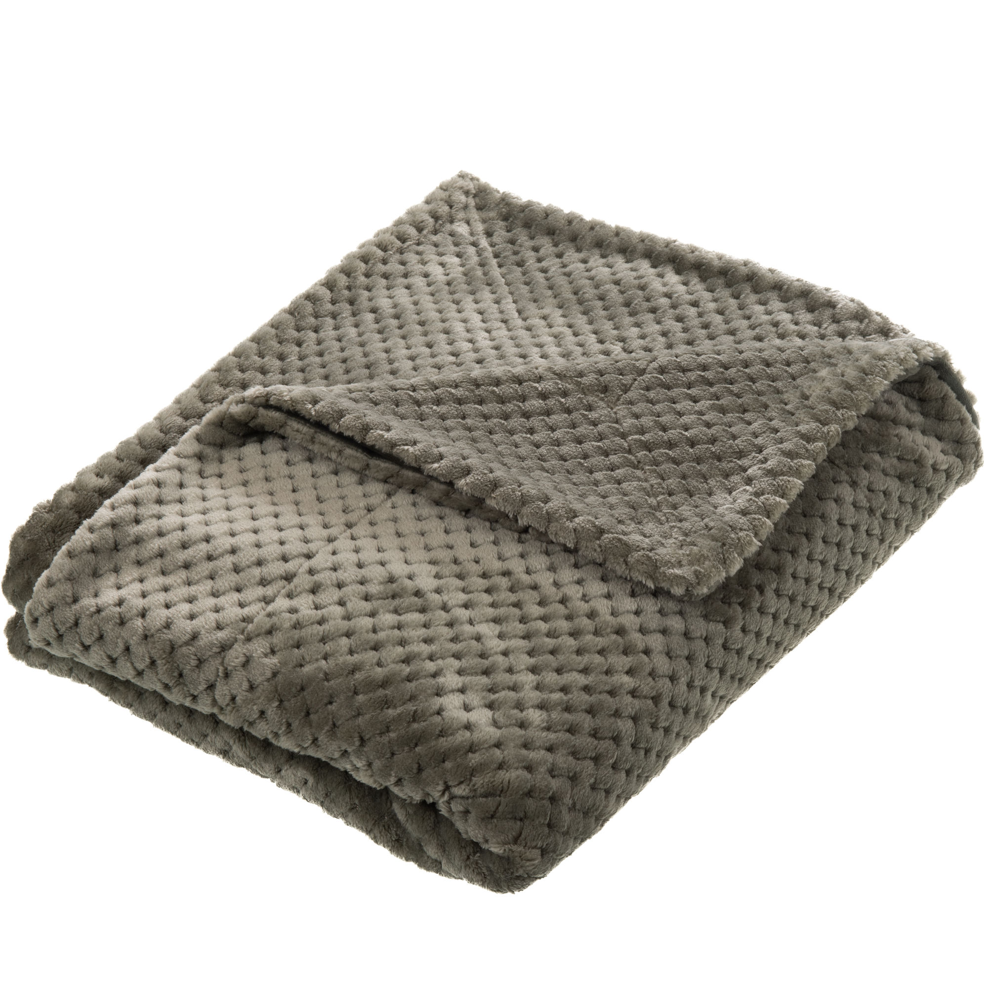 Plaid damier new kaki 130x170 cm amadeus