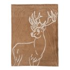 Plaid cerf prince des forêts amadeus