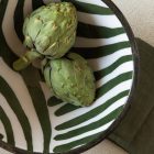Bol Bois De Manguier Vert Olive/Marron Foncé Large Assortiment De 2 (268790) jolipa