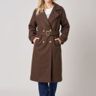 Manteau style trench long femme Manteau LINKARA Réf. 06V650W deeluxe